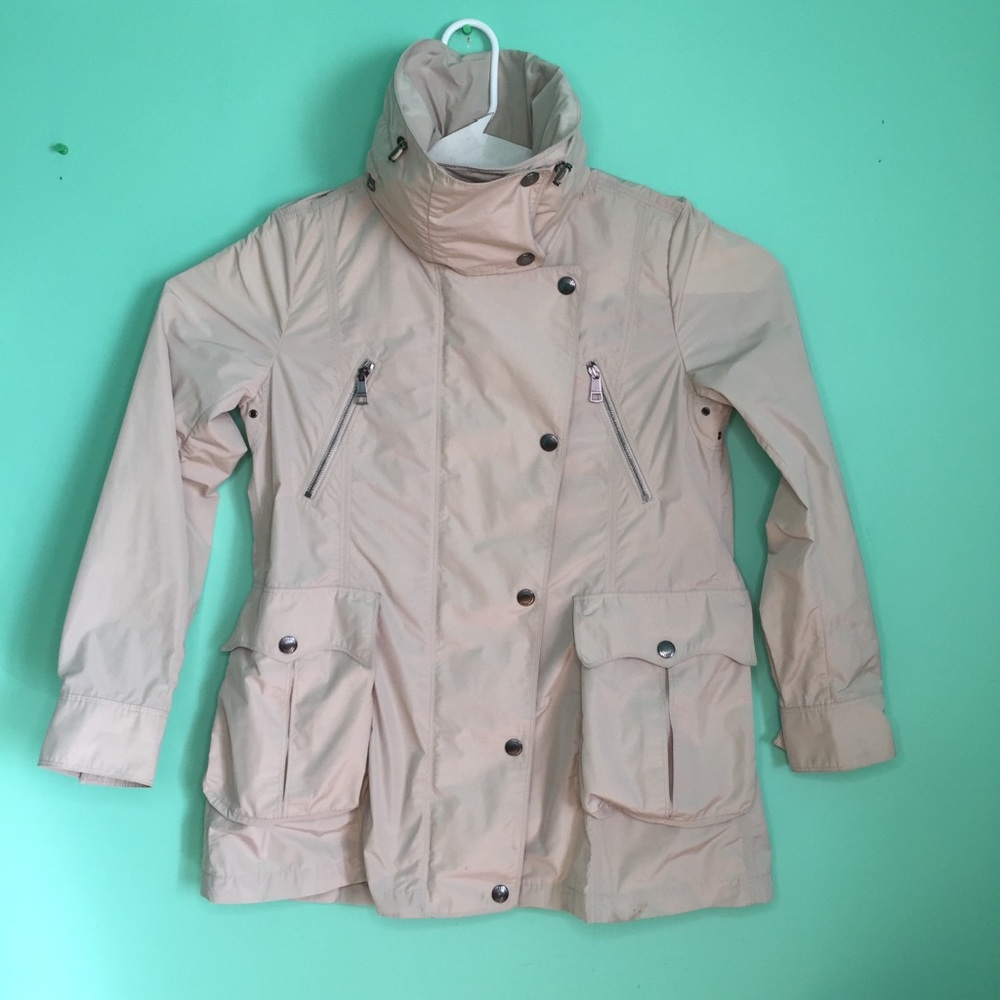 Burberry Brit Jacket Size 6 with hood